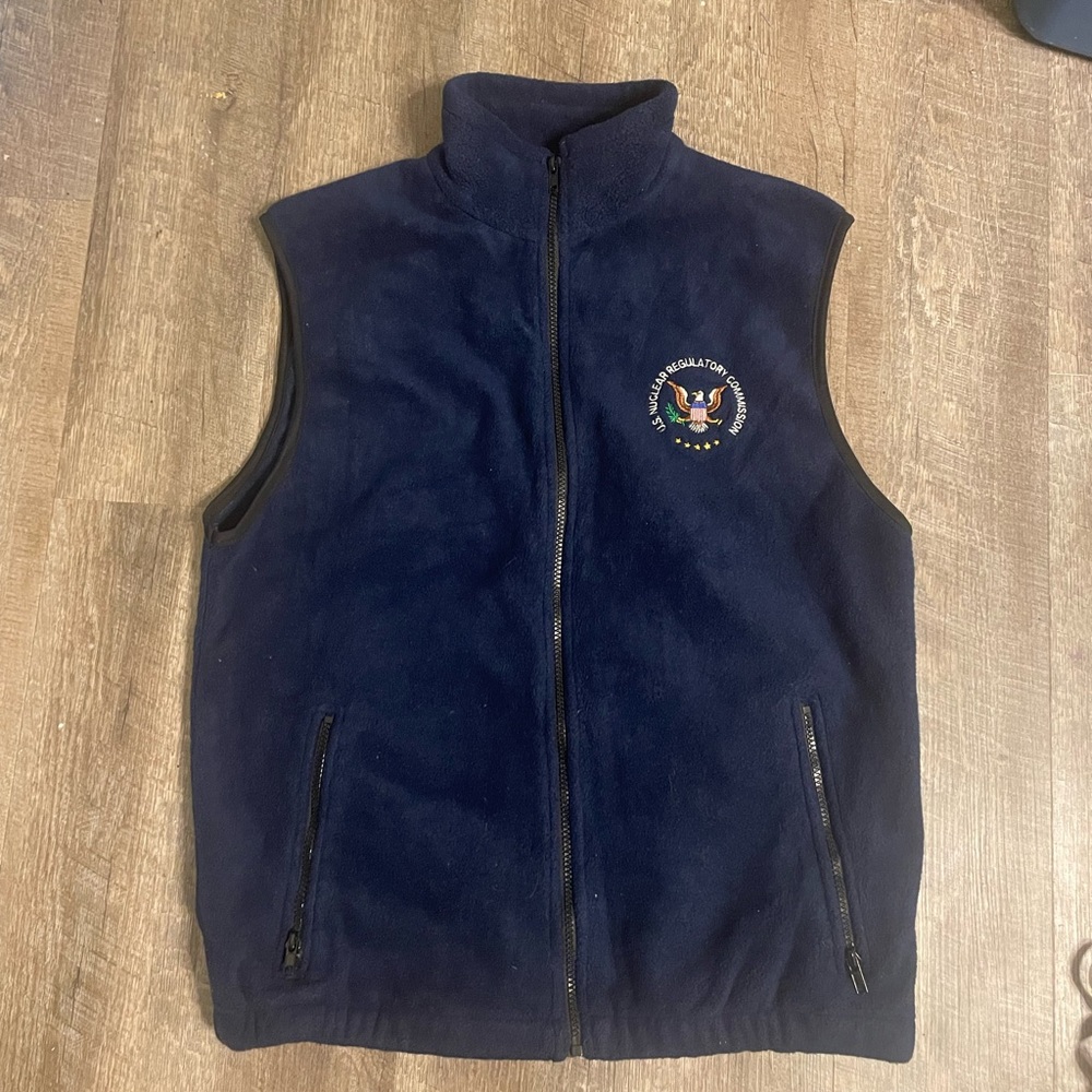 U.S. Nuclear Regulatory Commission Navy Blue Fleece Vest